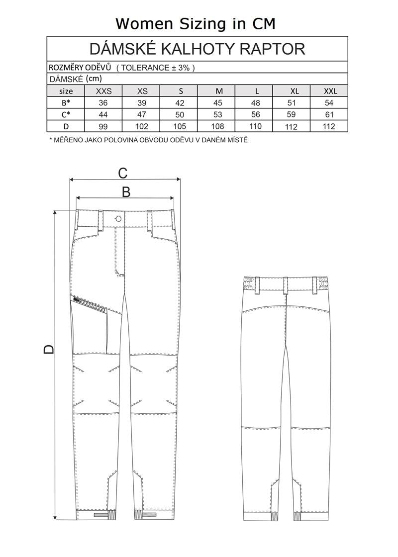 Gappay Womens Raptor Pants