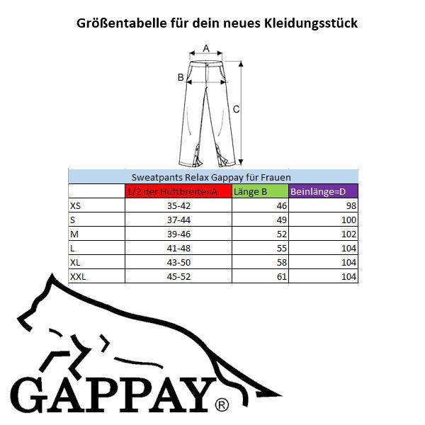 Gappay Women's Relax Track Suit Pants - Black