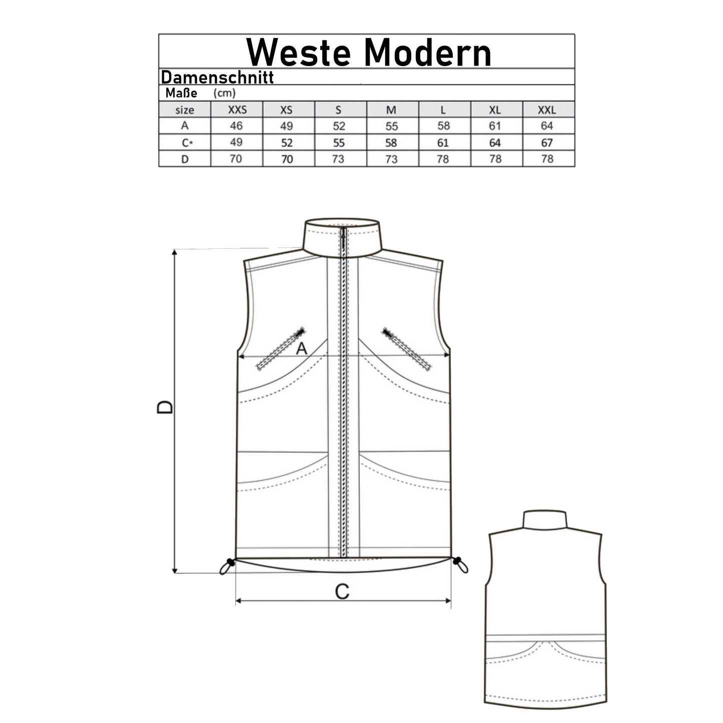 Gappay Vest Modern for Women