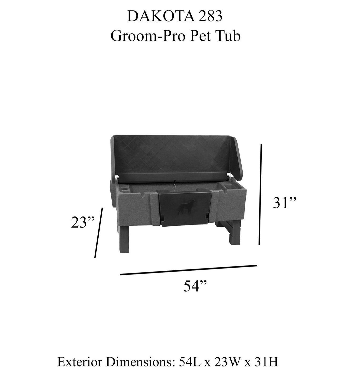 Dakota Groom-Pro Pet Tub