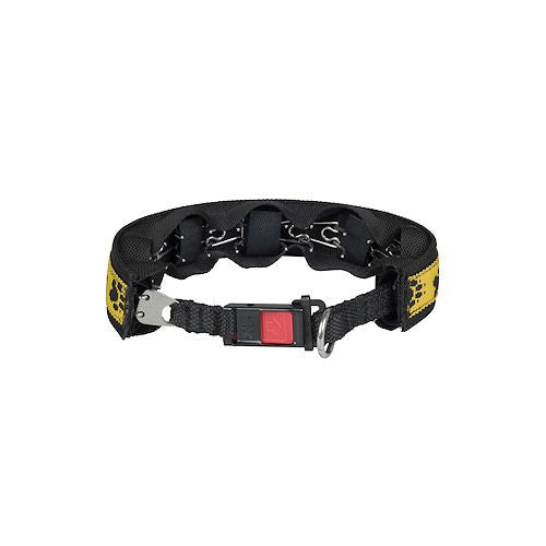 Prong Collar Cover Yellow Black