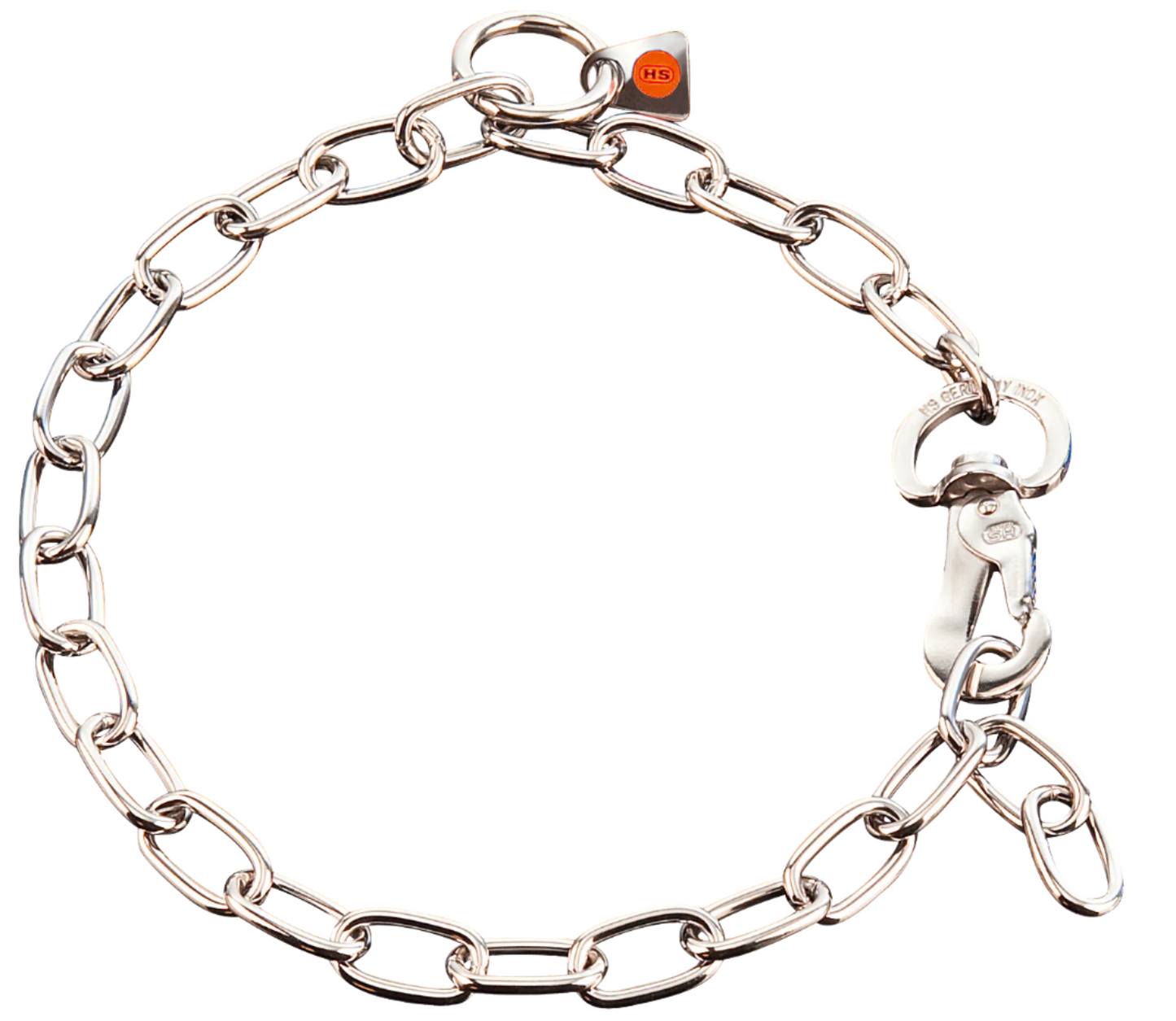 Sprenger Fur Saver Collar W/ Long Links - Adjustable - Stainless Steel II