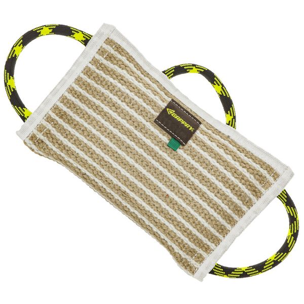 Gappay 3 Handle Gusseted Jute Pillow