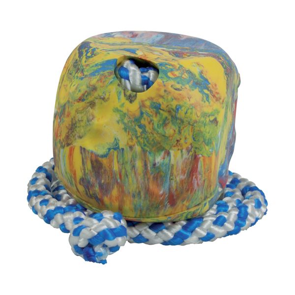 Gappay Dice Rubber Ball With 20" String