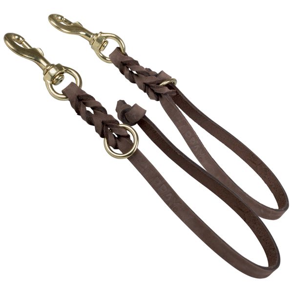 Gappay Leather Tab Leash - 7 7/8"