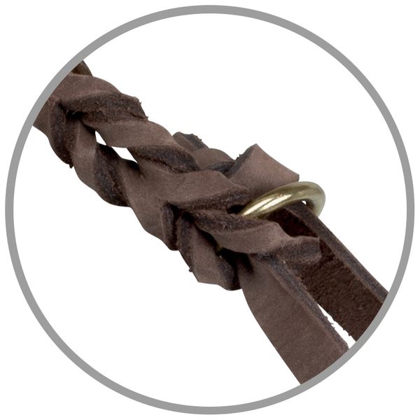 Gappay Leather Tab Leash - 7 7/8"