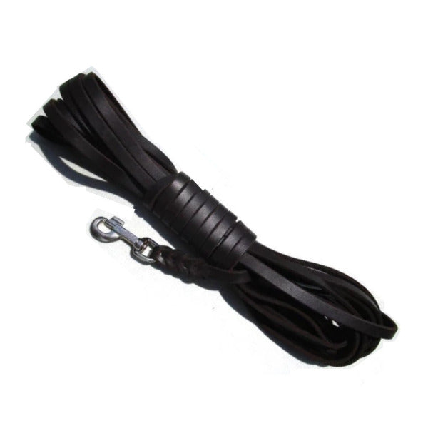 KLIN Leather Tracking Line 33' | Vision K9 Inc