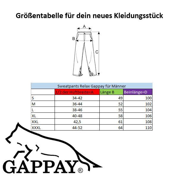 Gappay Men's Relax Track Suit Pants - Black