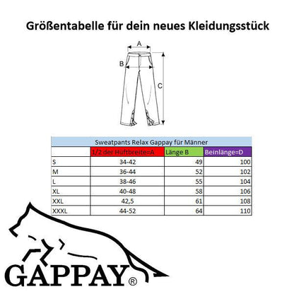 Gappay Men's Relax Track Suit Pants - Black