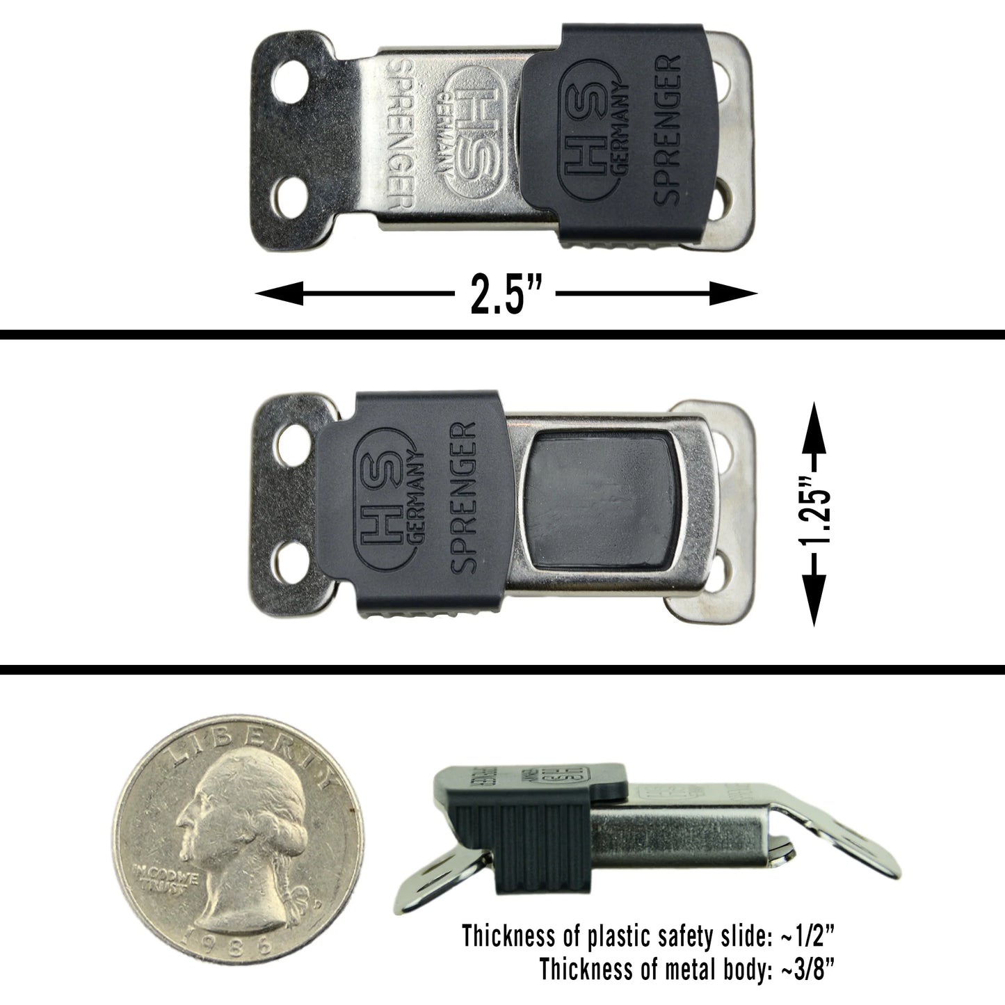 Sprenger Prong Collar ClicLock Fastener