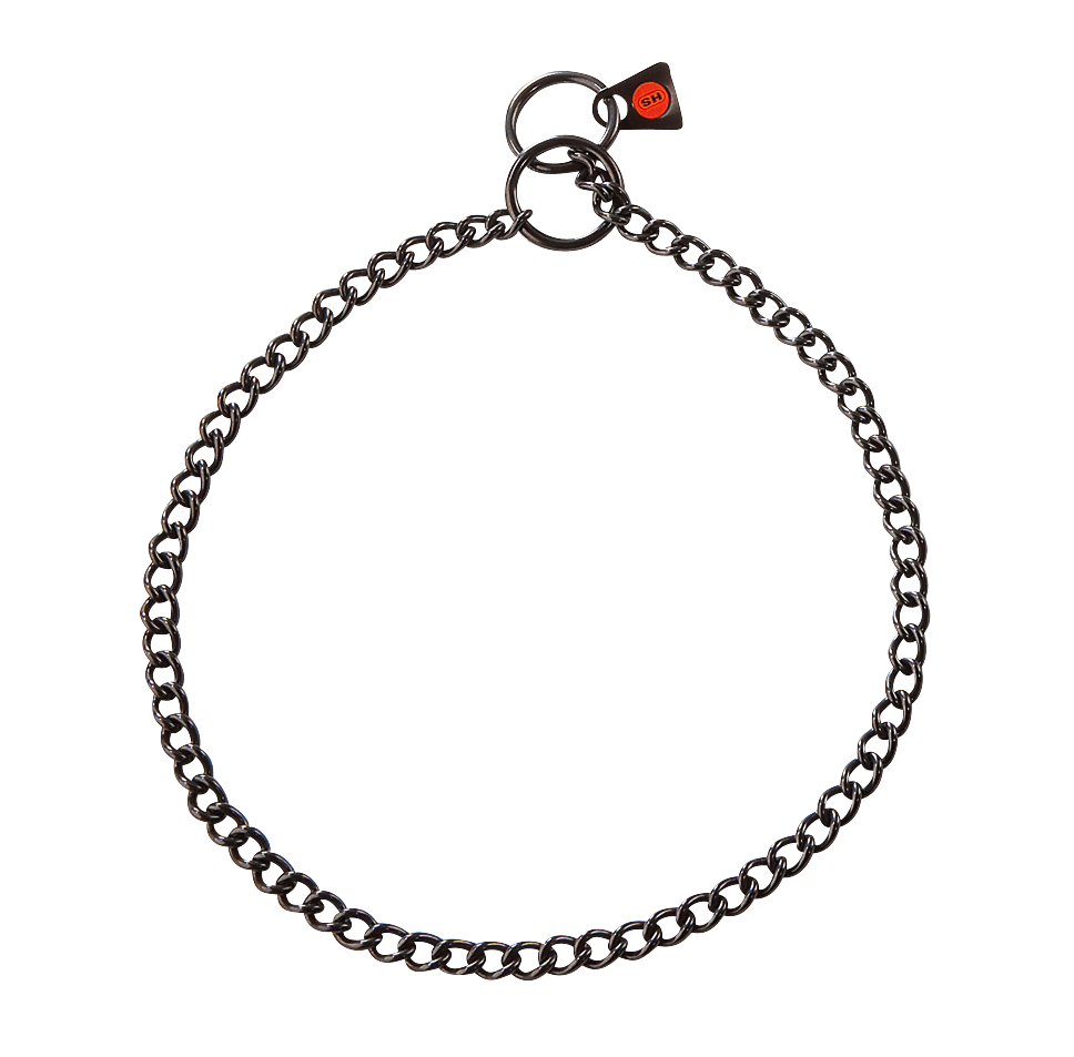 Sprenger Chain Collar - Black Stainless Steel II | kennel-club-gear