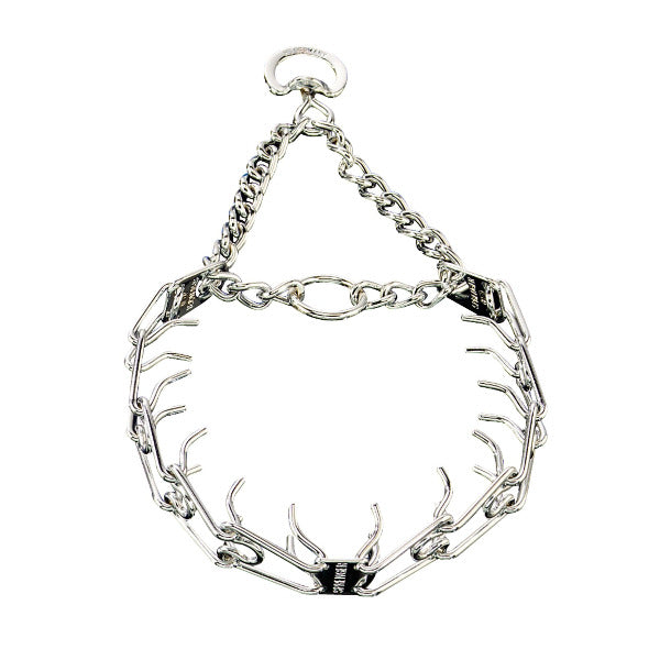 Sprenger Prong Collar W/ Ultra-Plus - Chrome Plated Steel with Swivel